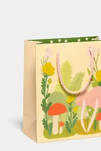 Red Cap Forest Critters Holiday Gift Bag