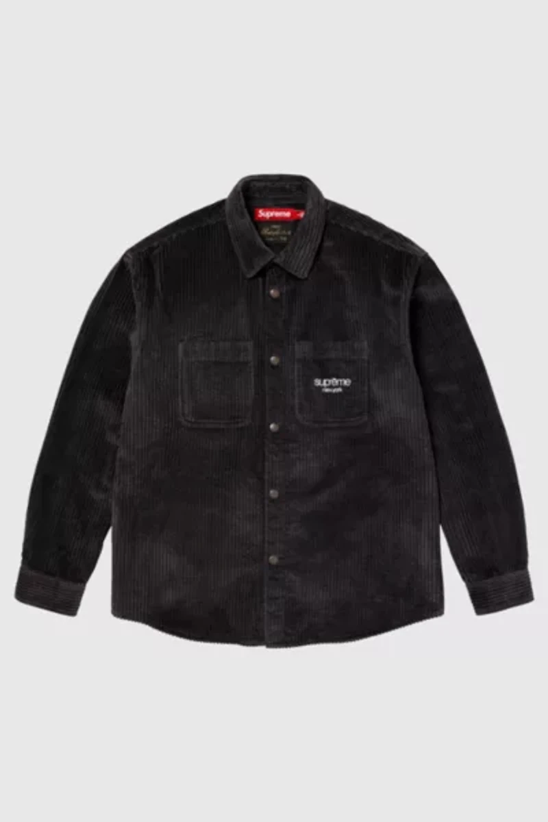 Supreme Wide Wale Corduroy Snap Shirt