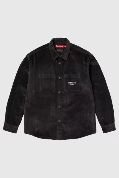 Supreme Wide Wale Corduroy Snap Shirt