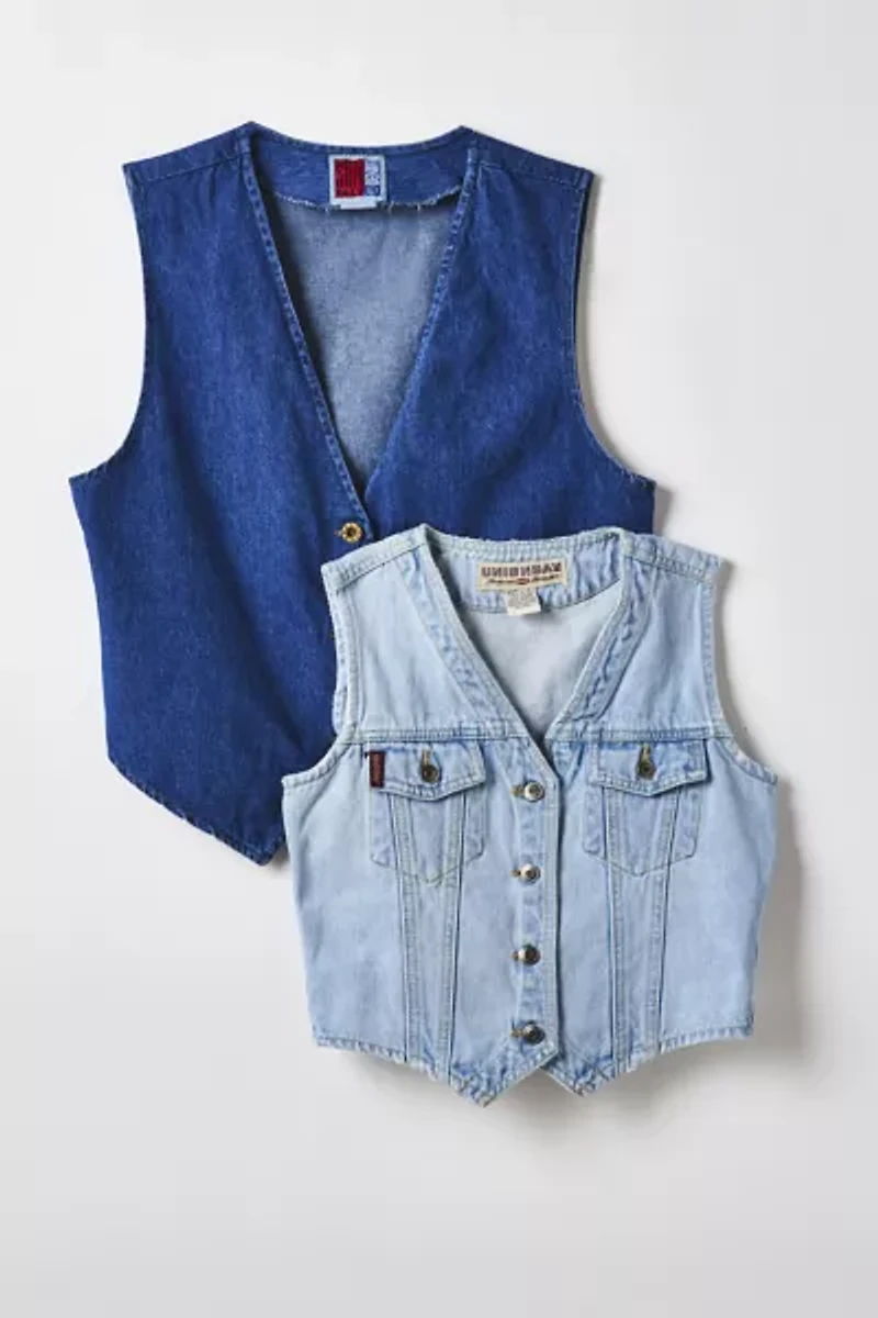 Vintage By UO Denim Vest Top