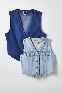 Vintage By UO Denim Vest Top