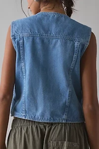 Vintage By UO Denim Vest Top