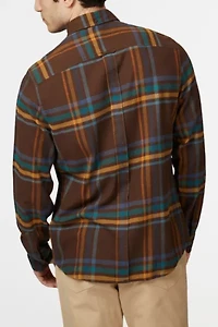 Ben Sherman Oversized Brushed Check Button Up Shirt