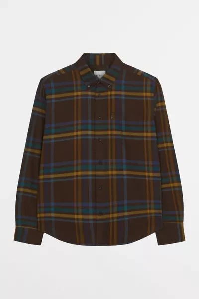 Ben Sherman Oversized Brushed Check Button Up Shirt