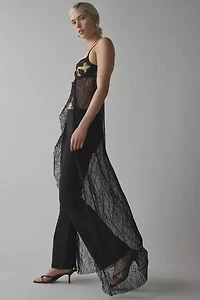 Jaded London Astoria Lace Bralette Maxi Top