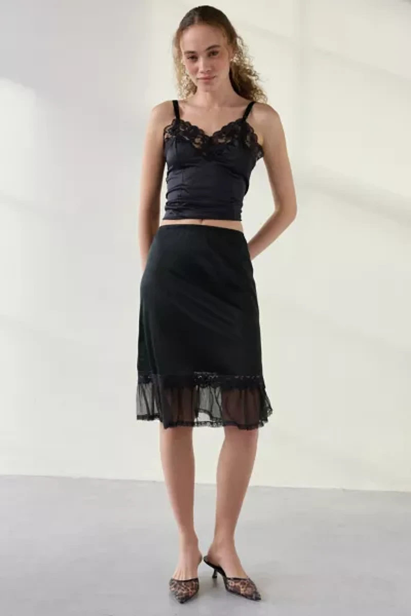 Vintage By UO Slip Skirt