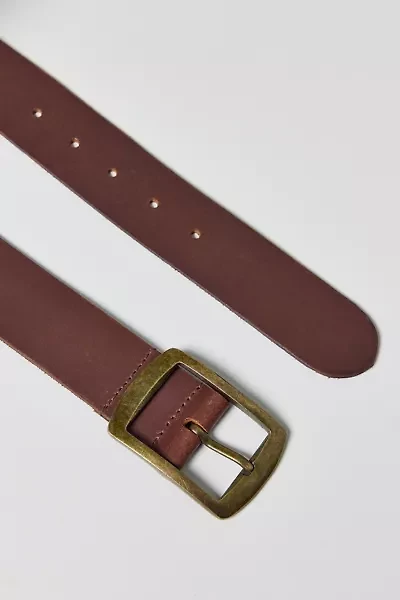 Carabiner Clip Leather Belt