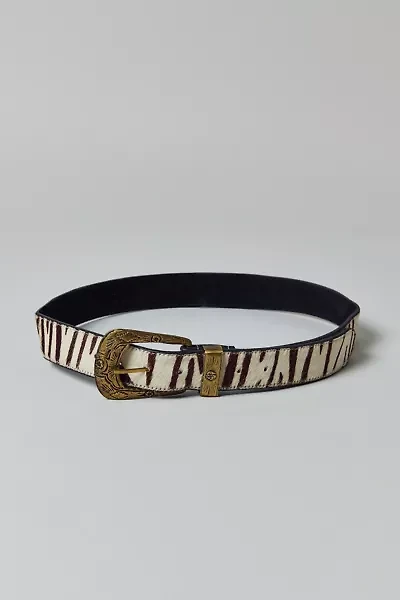 Zebra Pattern Belt