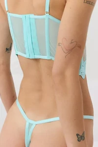 Bluebella Serenity Island Paradise Blue Thong