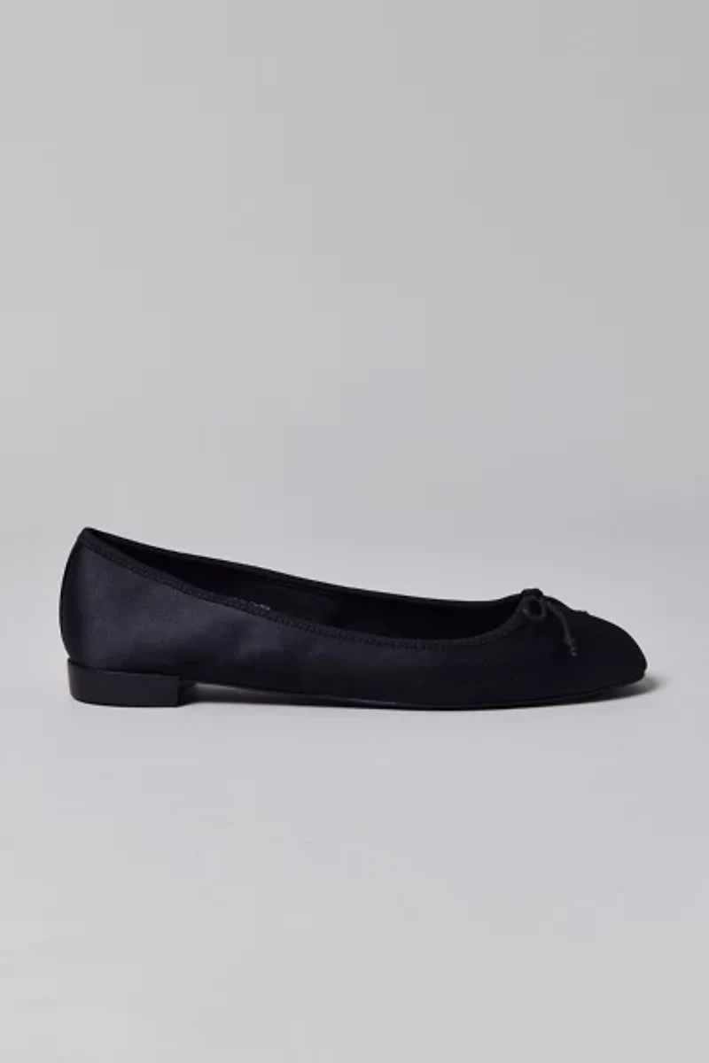 UO Lucy Satin Ballet Flat