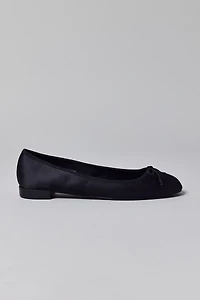 UO Lucy Satin Ballet Flat