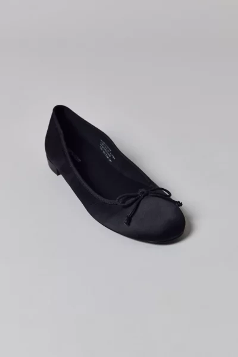 UO Lucy Satin Ballet Flat
