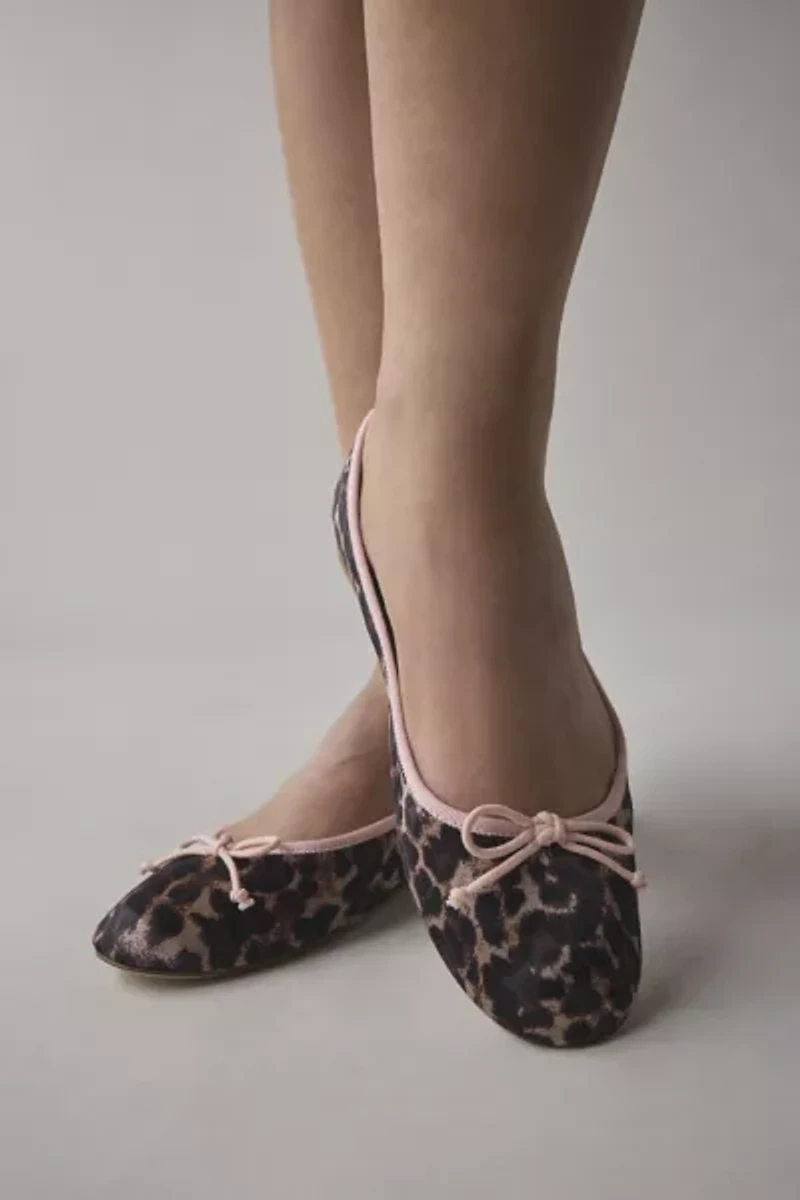 UO Lucy Satin Ballet Flat
