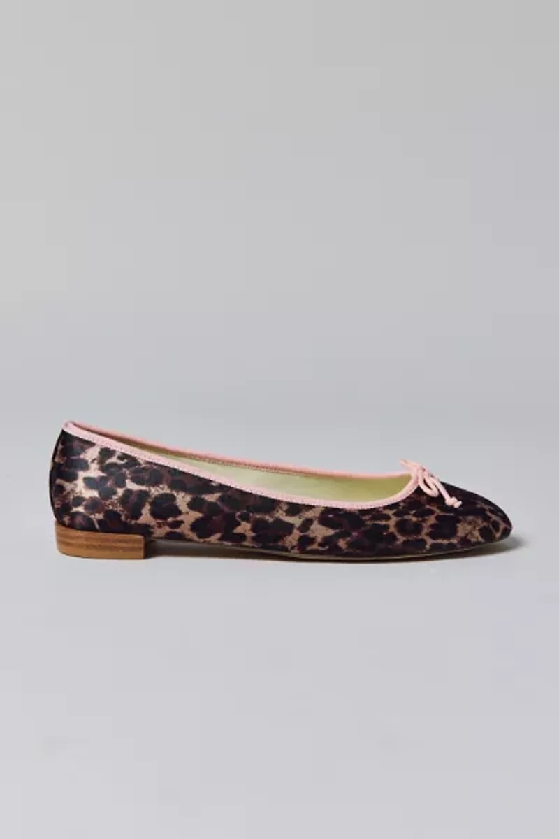 UO Lucy Satin Ballet Flat