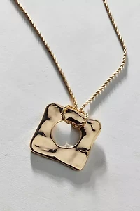 Milan Metal Chain Pendant Necklace
