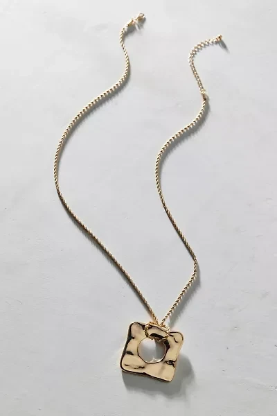 Milan Metal Chain Pendant Necklace