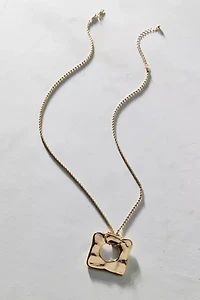 Milan Metal Chain Pendant Necklace