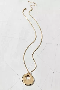 Milan Metal Pendant Necklace