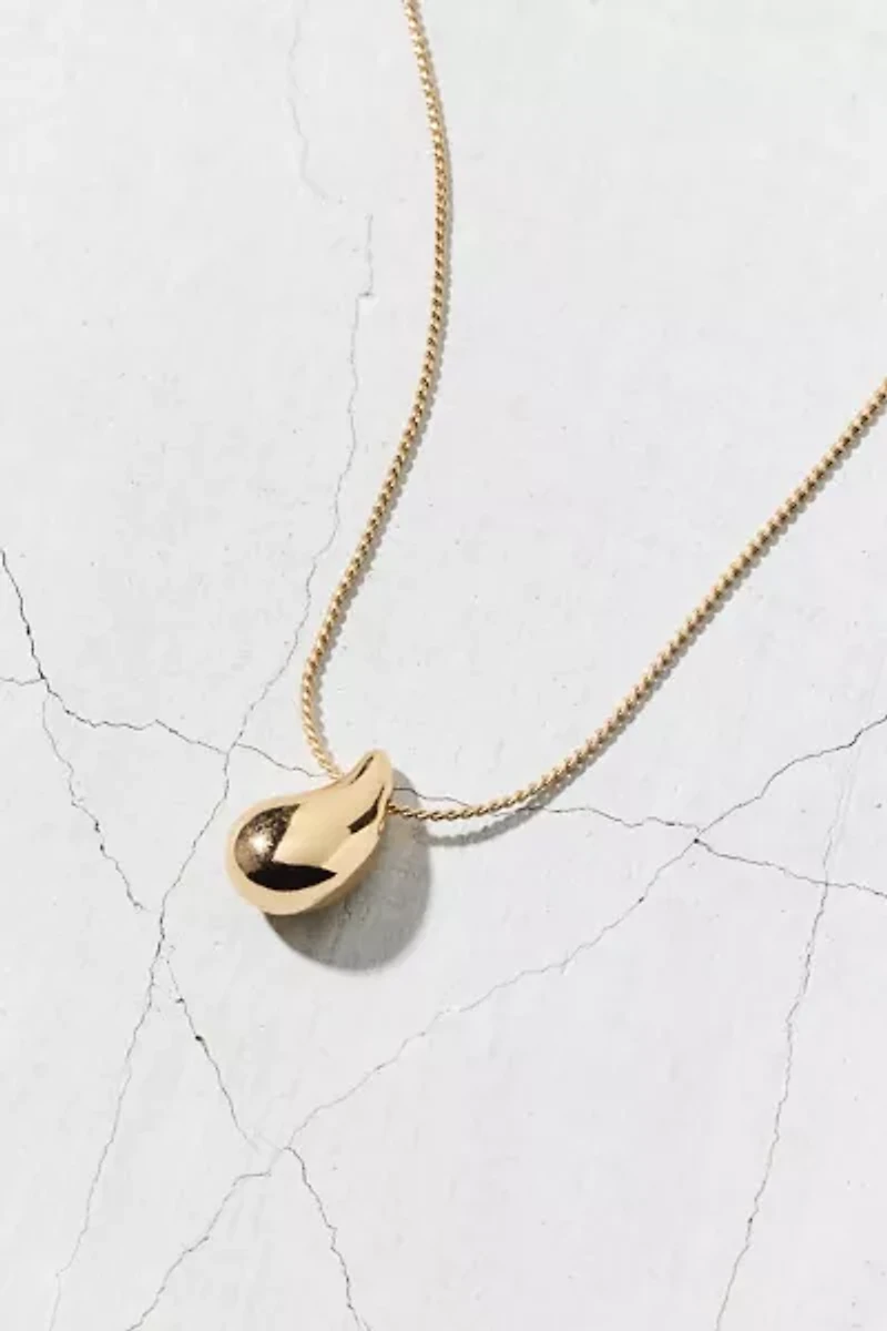Teardrop Statement Pendant Necklace