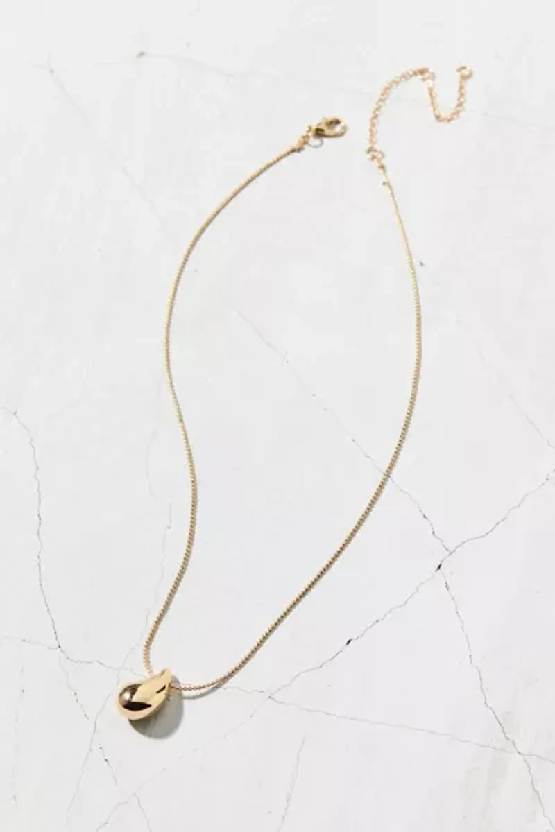 Teardrop Statement Pendant Necklace