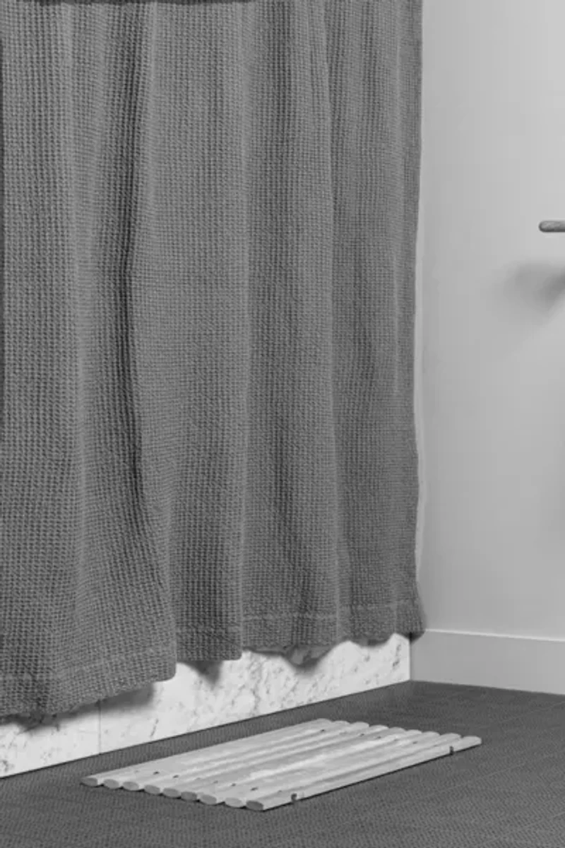 Hawkins New York Simple Waffle Shower Curtain