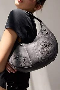Silence + Noise Madi Floral Studded Leather Bag