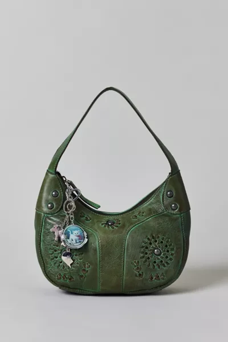 Silence + Noise Madi Floral Studded Leather Bag