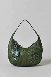 Silence + Noise Madi Floral Studded Leather Bag
