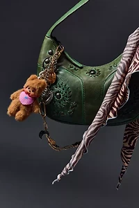 Silence + Noise Madi Floral Studded Leather Bag