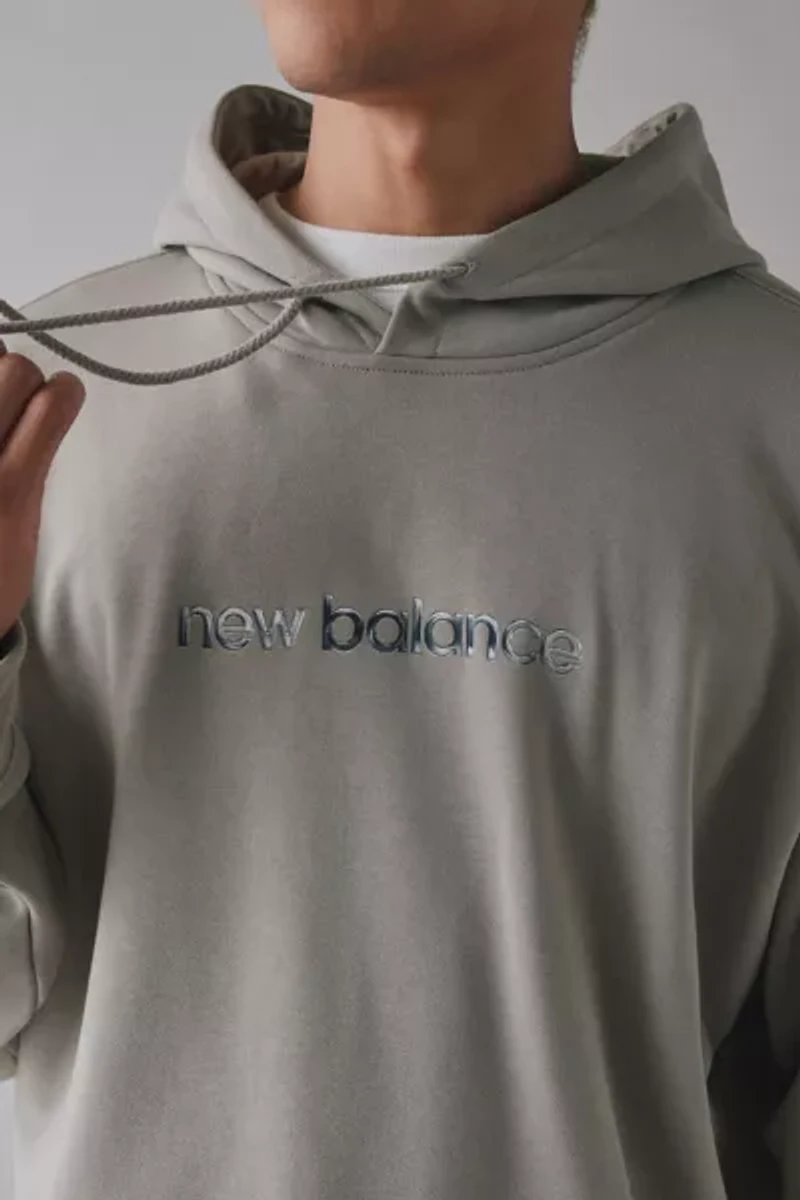 New Balance Chrome Logo Graphic Hoodie Sweatshirt