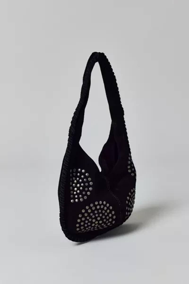 Silence + Noise Ivy Studded Suede Hobo Bag