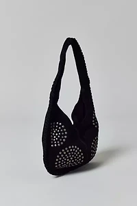 Silence + Noise Ivy Studded Suede Hobo Bag