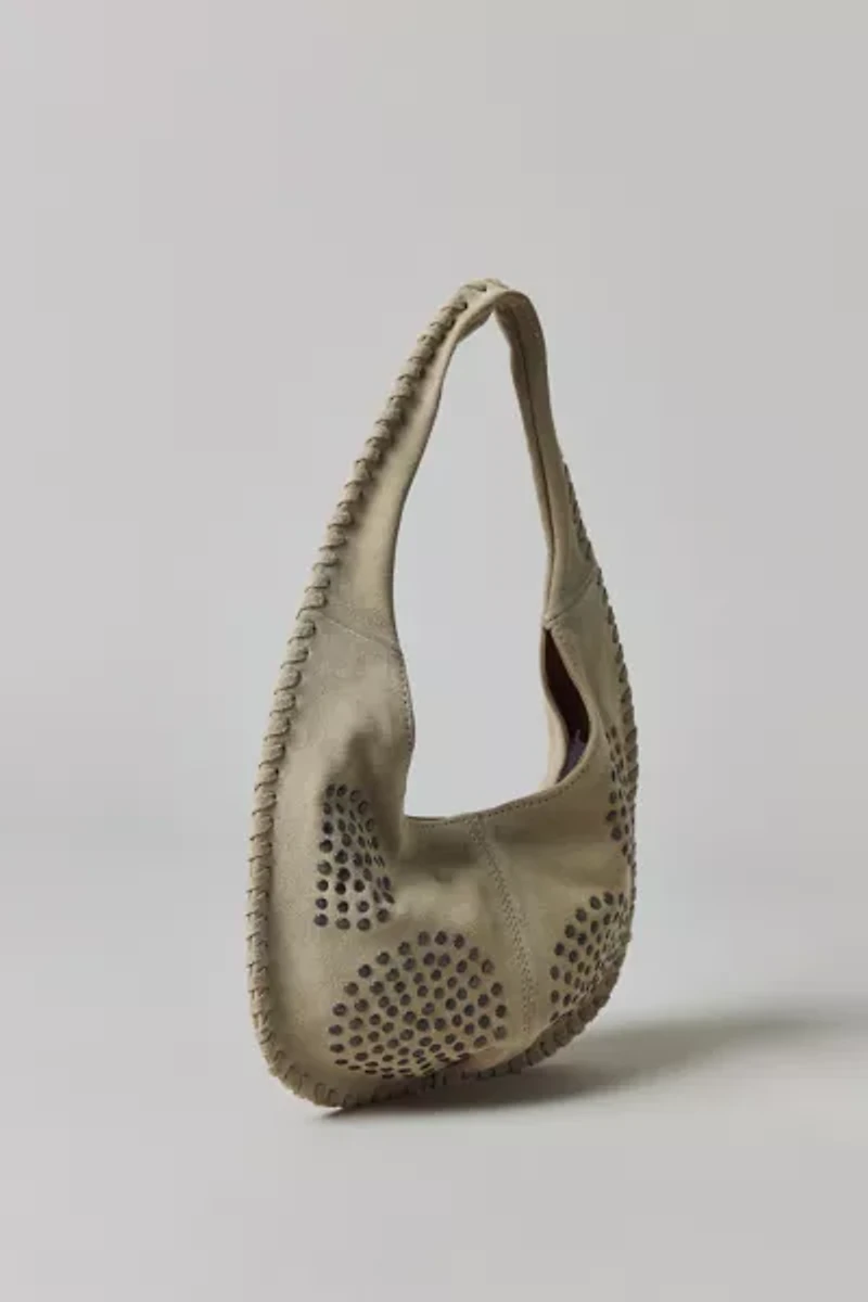 Silence + Noise Ivy Studded Suede Hobo Bag