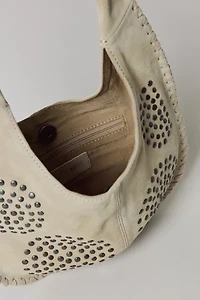 Silence + Noise Ivy Studded Suede Hobo Bag