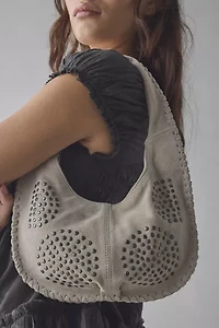 Silence + Noise Ivy Studded Suede Hobo Bag