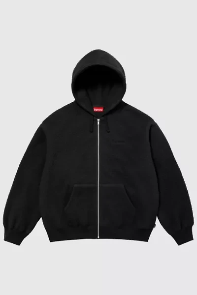 Supreme Pilled Zip-Up Hooded Sweatshirt