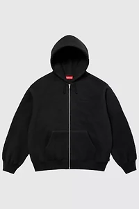 Supreme Pilled Zip-Up Hooded Sweatshirt