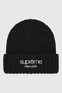 Supreme Classic Logo Chunky Ribbed Beanie