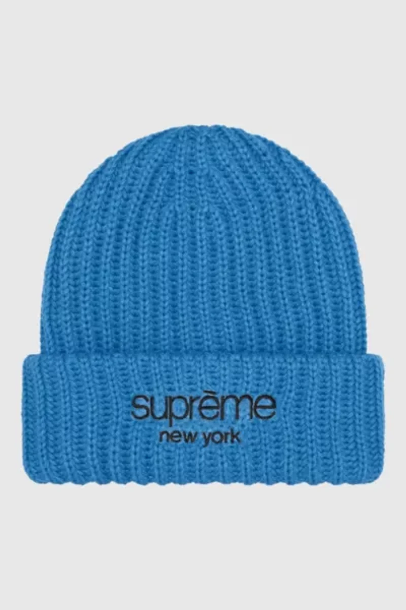 Supreme Classic Logo Chunky Ribbed Beanie