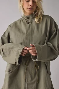 BDG Liam Cotton Twill Hooded Parka Jacket