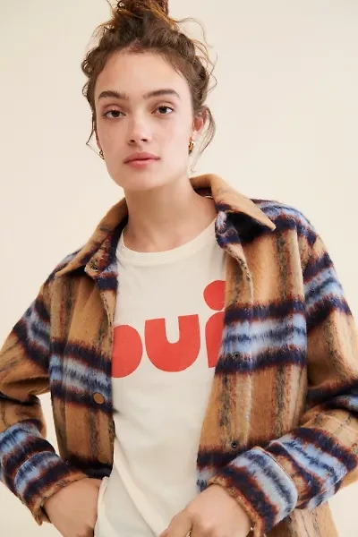 Steve Madden Eldridge Plaid Shirt Jacket
