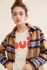 Steve Madden Eldridge Plaid Shirt Jacket