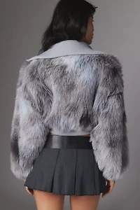 Portia Faux Fur Cropped Jacket