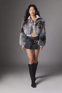 Portia Faux Fur Cropped Jacket