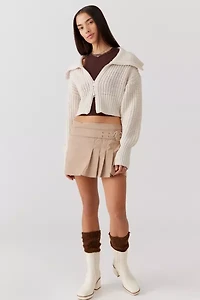 Sunny Collared Zip-Up Cardigan