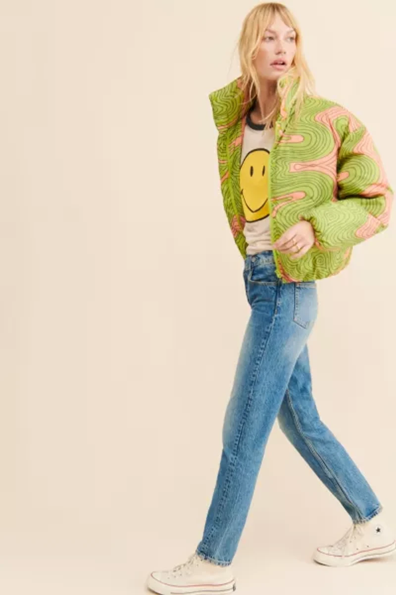 Obey Wavy Amber Puffer