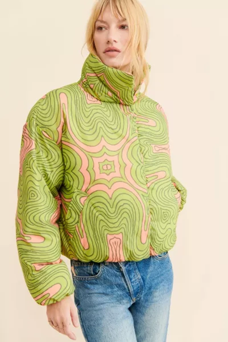 Obey Wavy Amber Puffer