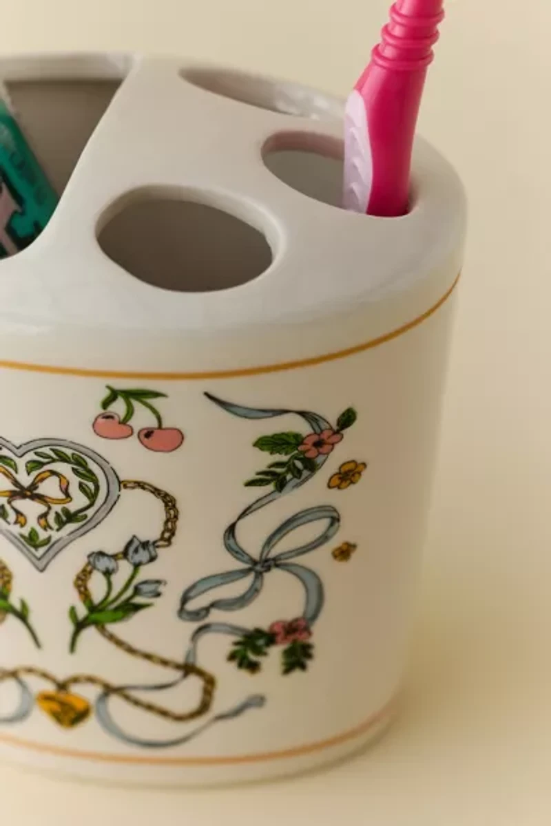 Sable Ceramic Toothbrush Holder