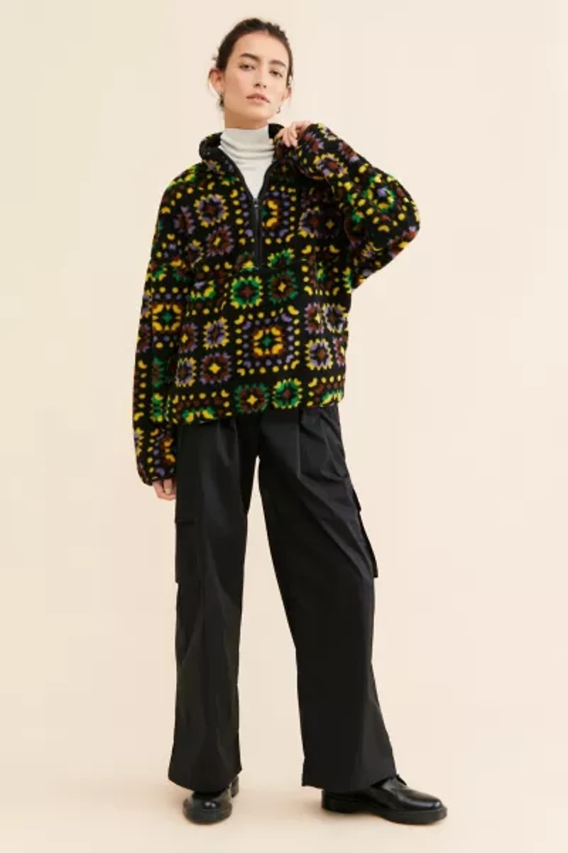 BDG Yosemite Half-Zip Pile Fleece Sweatshirt