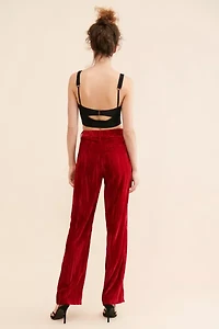 Steve Madden Imann Crushed Velvet Pants